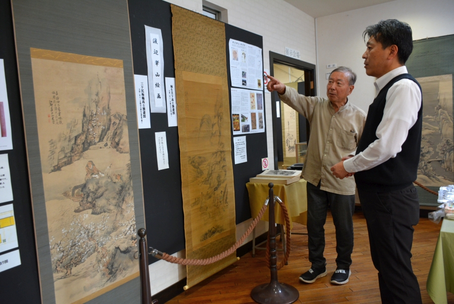 新発見の渡辺崋山作品披露 矢野家秘蔵の掛け軸も初公開 桐生歴史文化