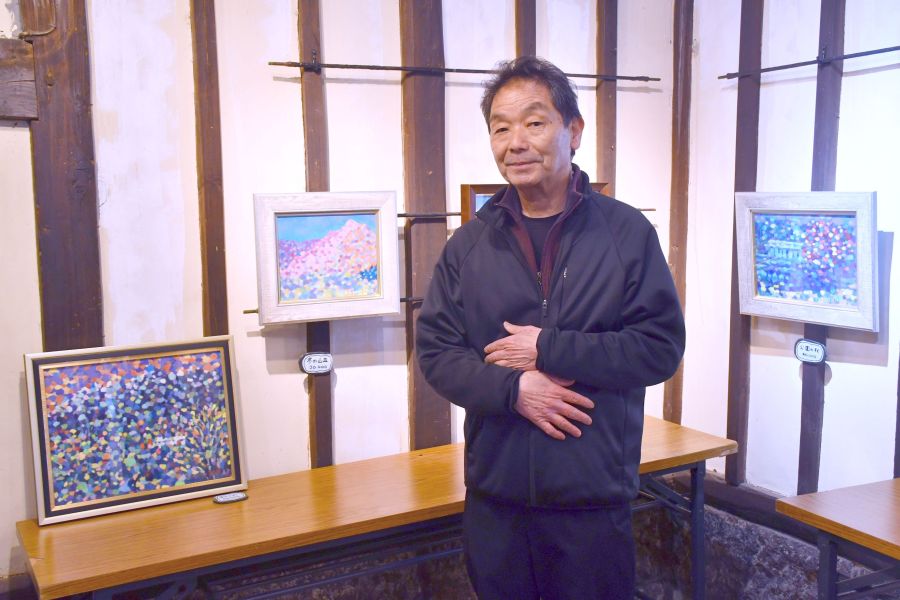 桜と一緒に油彩画楽しんで 太田で黒崎秀逸さん作品展 | 桐生タイムス
