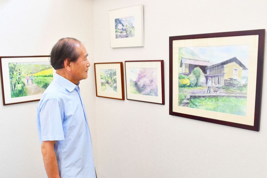 gc.mitaで小品展 原秀匡さんの風景画彩る | 桐生タイムス