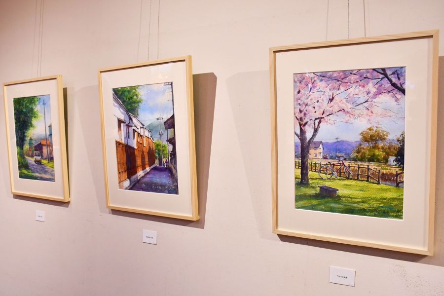 モギで野澤和義展 光あふれる水彩画並ぶ あすから | 桐生タイムス