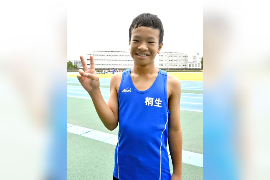陸上　小学生女子　受賞 野村駿貴選手（相生小６年）小学生陸上で全国へ コンバインドＡで県制覇 ９月に国立競技場で本戦 | 桐生タイムス