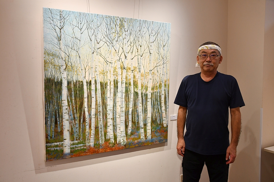 色気〟たたえる山の風景 田中一浩さんモギで個展 | 桐生タイムス