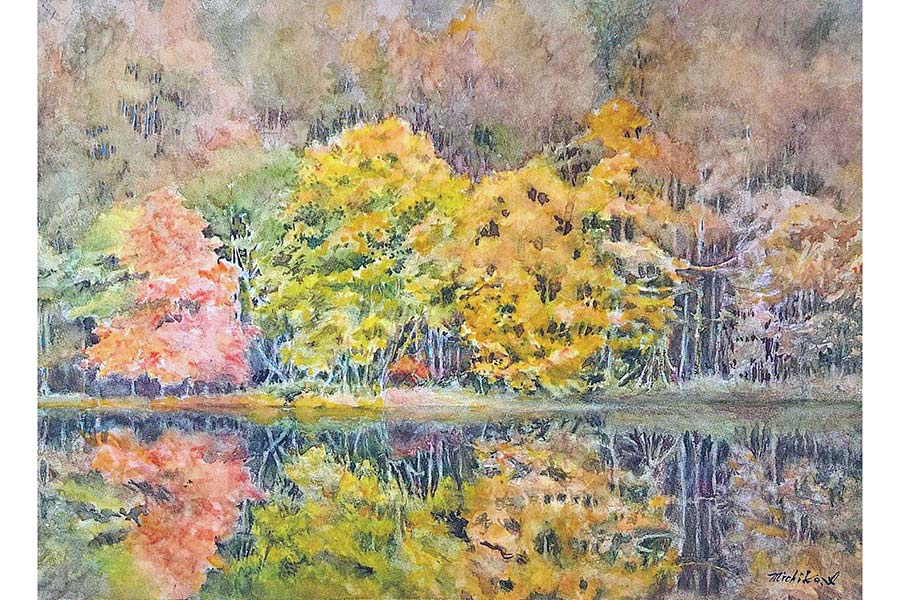 えのぐ箱の岩崎さん邑楽町で水彩画展 10～14日 | 桐生タイムス