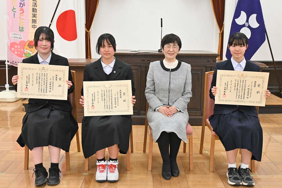前原優希さん（桐商高3）最優秀賞 桐生・みどりから6人入賞・入選 県