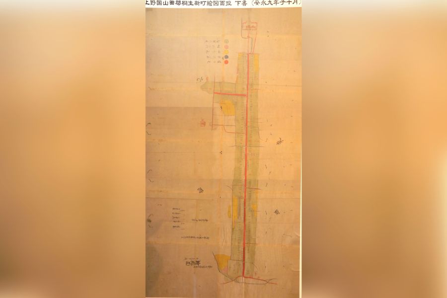 古地図探訪 描かれた桐生【３】 「桐生新町絵図」1780（安永９）年 | 桐生タイムス