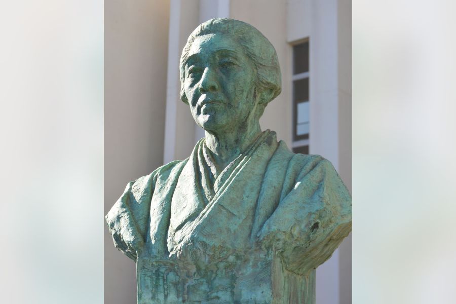 市邨芳樹先生像　25cm 佐倉市立美術館 開館30周年記念『生誕150年/没後70年 香取秀真の