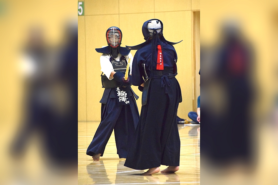 小学生男子高学年の部・広沢の福澤説玖制す 小学生から一般まで12