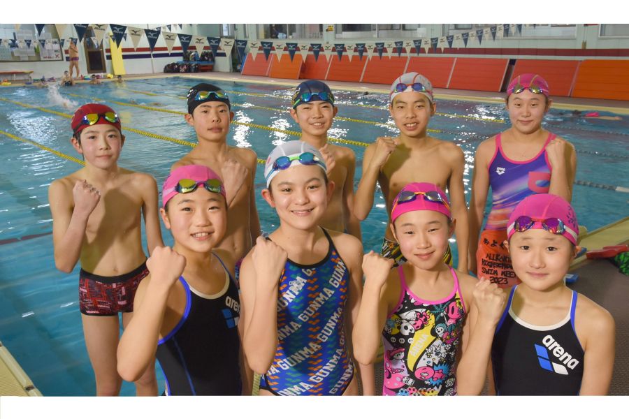 スウィンあざみSS、9選手練習に熱 ジュニア五輪杯春季水泳大会